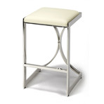 Italo Silver Counter Stool