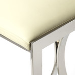 Italo Silver Counter Stool