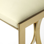 Italo Gold Counter Stool