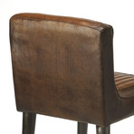 Stefano Leather Bar Stool