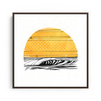 Yellow Sun (20"W x 20"H x 1.5"D // Gallery Wrapped)