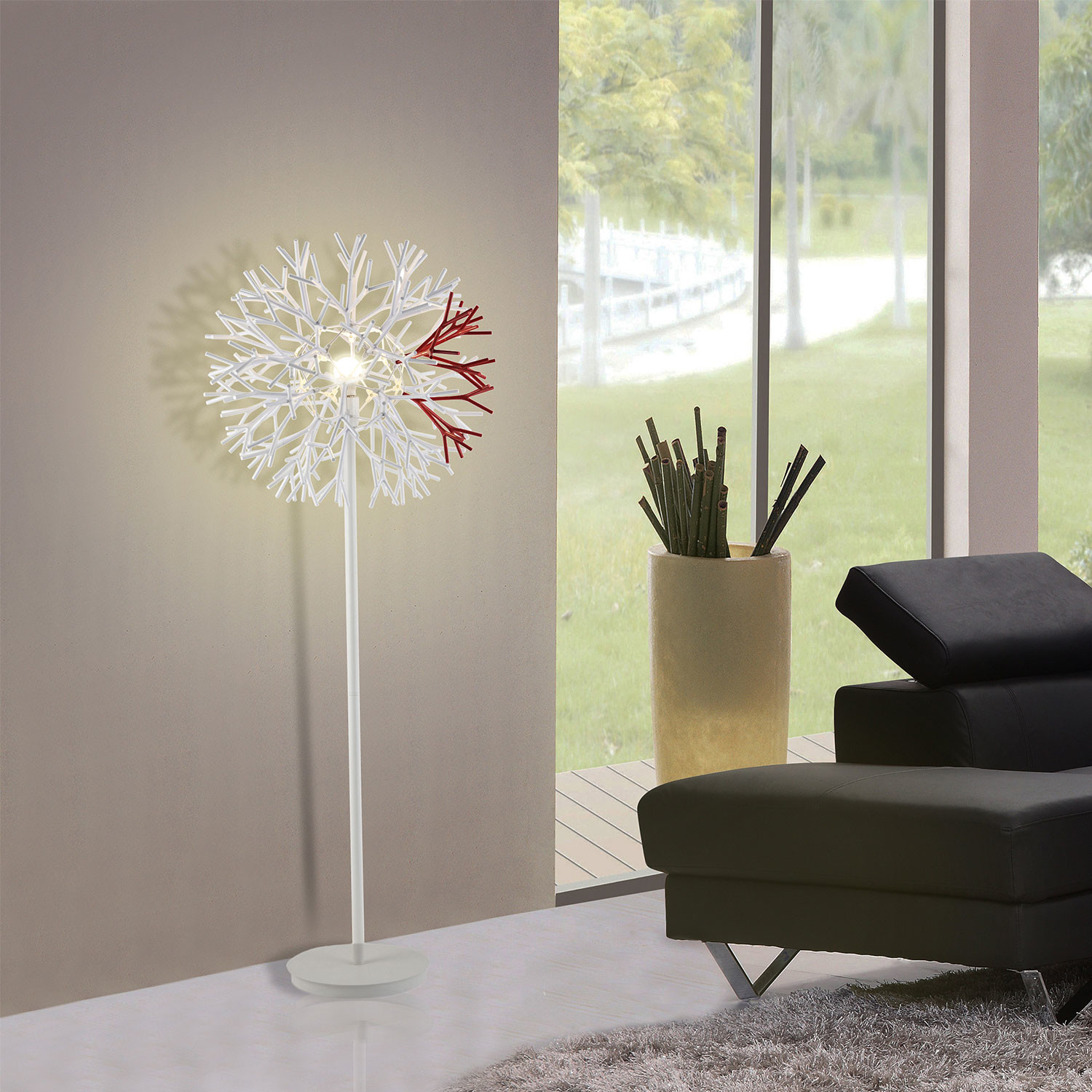 Sunset Floor Lamp (Black) - Contempo Lights - Touch of Modern