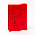 Metal Magnetic Perpetual Calendar (Blue)