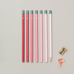 Gradient Sketching Pencil Set // Set of 7 Pencils (Blue)