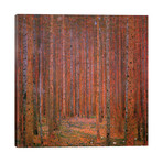 Fir Forest I // Gustav Klimt (26"W x 26"H x 1.5"D)