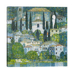 Kirche in Cassone (Church in Cassone) // Gustav Klimt (26"W x 26"H x 1.5"D)