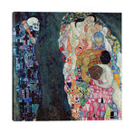Death And Life, c.1911 // Gustav Klimt (26"W x 26"H x 1.5"D)