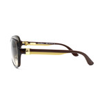 Women's SF606S-214 Sunglasses // Tortoise + Gold
