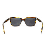 Men's Sunglasses // 55mm // Striped Brown