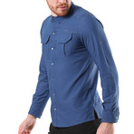 Hudson Button Down Shirt // Blue (XL)