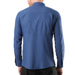 Hudson Button Down Shirt // Blue (XL)