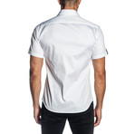 Jared Lang // Monaco Short Sleeve Shirt // White (L)