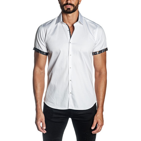 Jared Lang // Harry Short Sleeve Shirt // White (S)