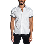 Cain Short Sleeve Shirt // White (L)
