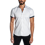 Jared Lang // Positano Short Sleeve Shirt // White (M)