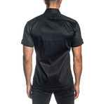 Ben Short Sleeve Shirt // Black (S)