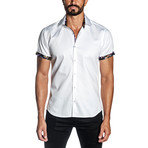 Jared Lang // Monaco Short Sleeve Shirt // White (M)