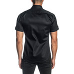 Jared Lang // Leo Short Sleeve Shirt // Black (L)