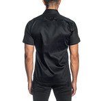 Jared Lang // Francesco Short Sleeve Shirt // Black (S)
