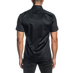 Ron Short Sleeve Shirt // Black (M)