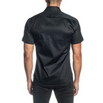 Jared Lang // Marc Short Sleeve Shirt // Black (XL)