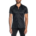 Jared Lang // Marc Short Sleeve Shirt // Black (XL)