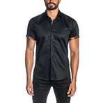 Ron Short Sleeve Shirt // Black (XL)