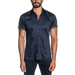 Jared Lang // Wyatt Short Sleeve Shirt // Navy (XL)