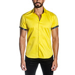 Christopher Short Sleeve Shirt // Yellow (2XL)