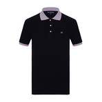 Jax Short Sleeve Polo Shirt // Navy (XL)