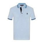Layton Short Sleeve Polo Shirt // Light Blue (3XL)