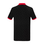 Eduardo Short Sleeve Polo Shirt // Black (3XL)
