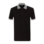 Elijah Short Sleeve Polo Shirt // Black (XL)