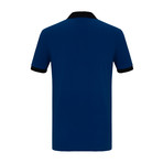 Adrian Short Sleeve Polo Shirt // Sax (XL)