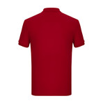 Price Short Sleeve Polo Shirt // Red (L)