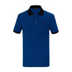 Hamza Short Sleeve Polo Shirt // Sax (L)