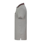 Hugh Short Sleeve Polo Shirt // Gray (3XL)
