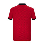 Bijan Short Sleeve Polo Shirt // Red (2XL)