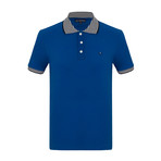 Colin Short Sleeve Polo Shirt // Sax (L)