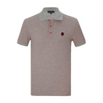 Callum Short Sleeve Polo Shirt // Gray (XL)