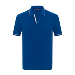 Mitchell Short Sleeve Polo Shirt // Sax (XL)