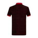 Leighton Short Sleeve Polo Shirt // Black (M)