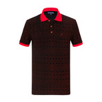 Leighton Short Sleeve Polo Shirt // Black (L)