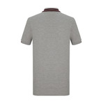 Hugh Short Sleeve Polo Shirt // Gray (S)
