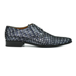 Dress Shoes // Blue Crocodile (Euro: 39)