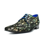 Dress Shoes // Green Picasso (Euro: 40)
