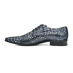 Dress Shoes // Blue Crocodile (Euro: 45)