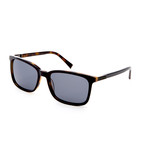 Men's Adonis Rectangle Polarized Sunglasses // Black