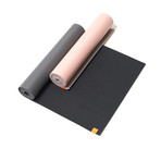 My Favorite Double Sided Yoga Mat // Stone + Black