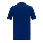Yasser Short Sleeve Polo Shirt // Sax (L)